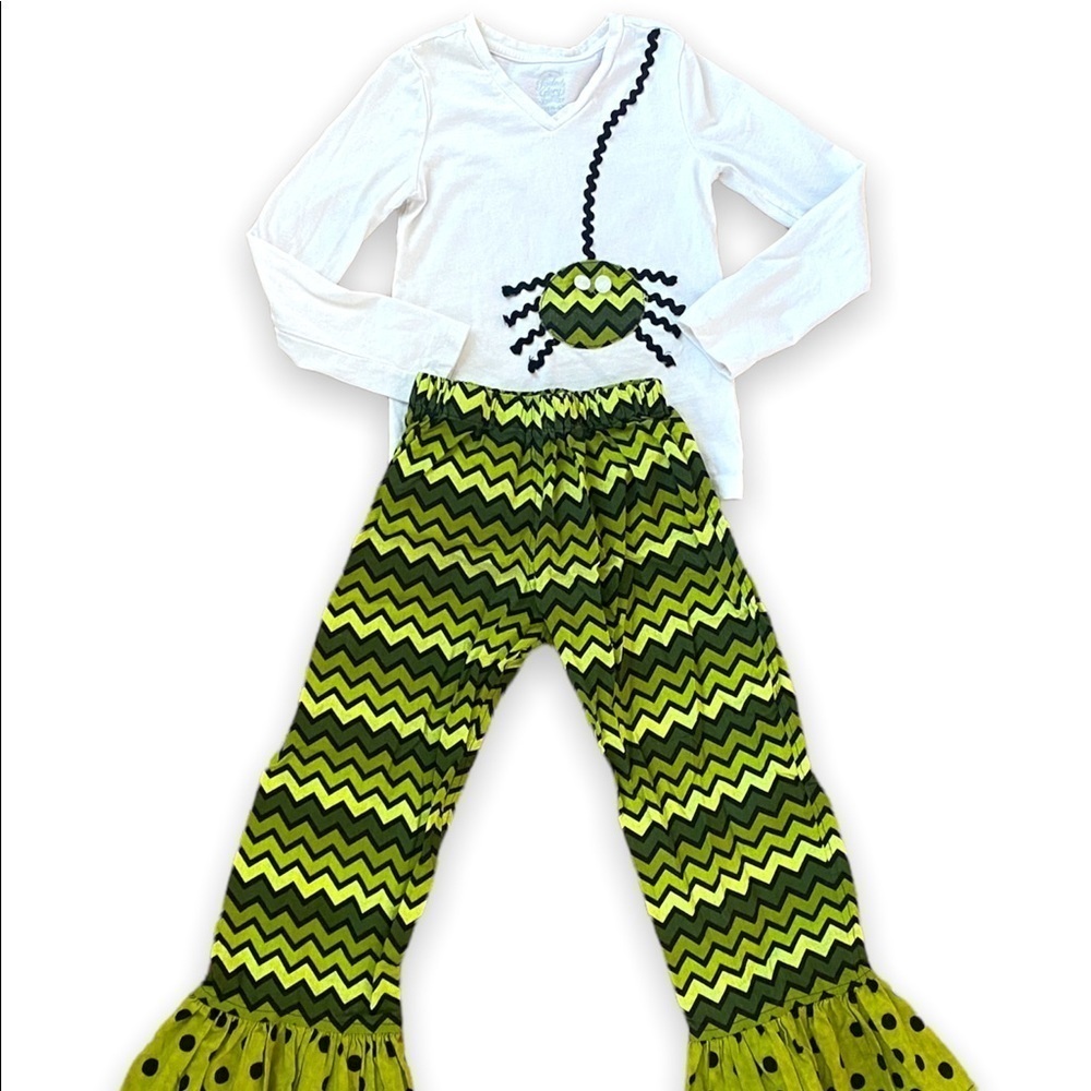 Custom Green Spider Pant Set 6/6X